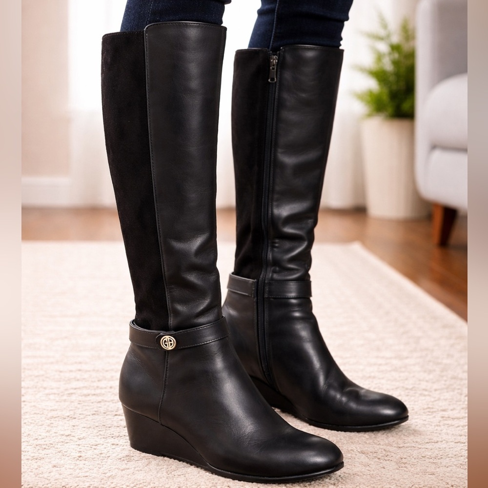 Gianni Bini Black Heeled Boots